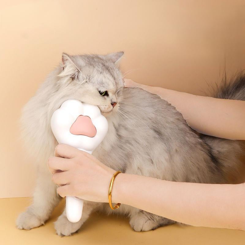 πΎ Magic Self-Cleaning Cat Brush β Paw-Shaped Grooming Tool for Cats & Dogs