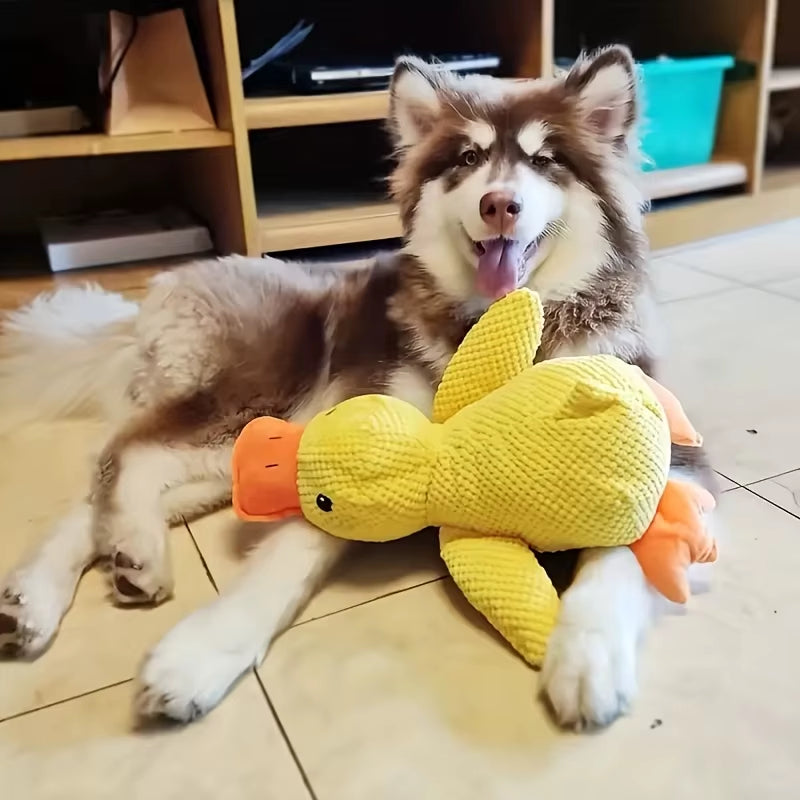 π¦ Duck Plush Dog Toy β Soft, Squeaky & Calming Companion for All Breeds