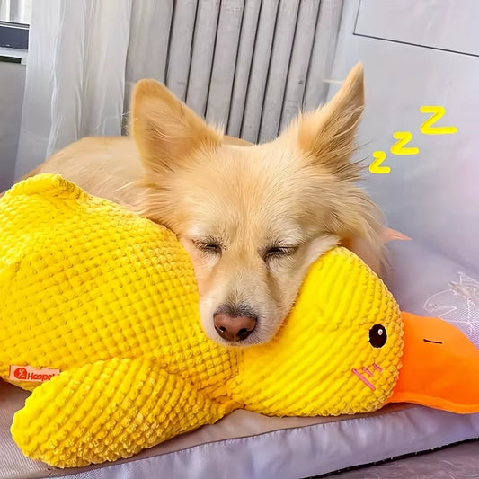 🦆 Duck Plush Dog Toy – Soft, Squeaky & Calming Companion for All Breeds
